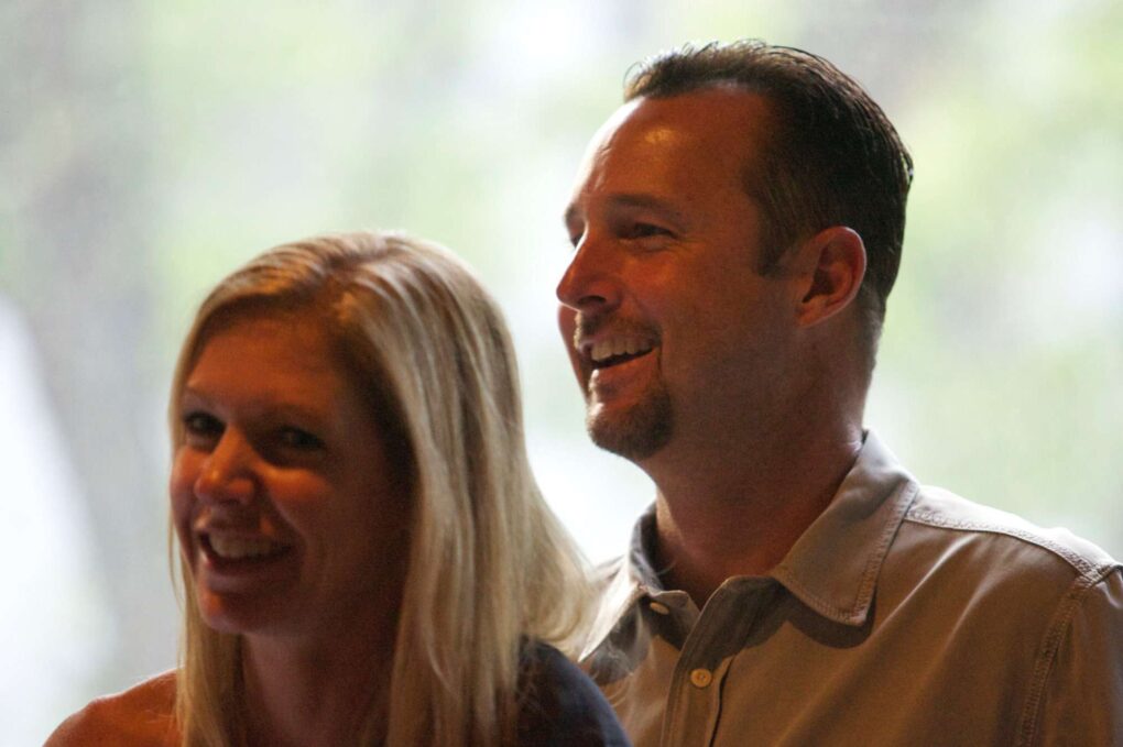 Tim Wakefield and wife Stacy, 2010 | Source: Getty Images