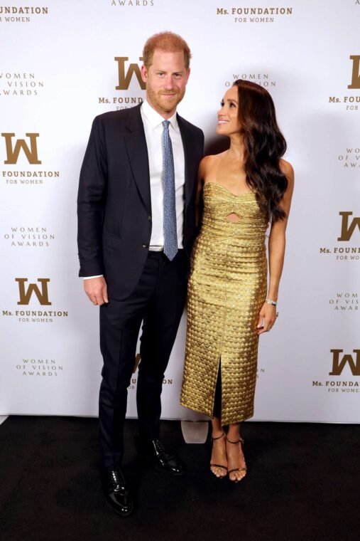 Prince Harry and Meghan Markle at the Ms. Foundation Women of Vision Awards | Source: Getty images