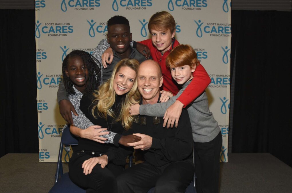 Tracie Hamilton and his family, 2017 | Source: Getty Images