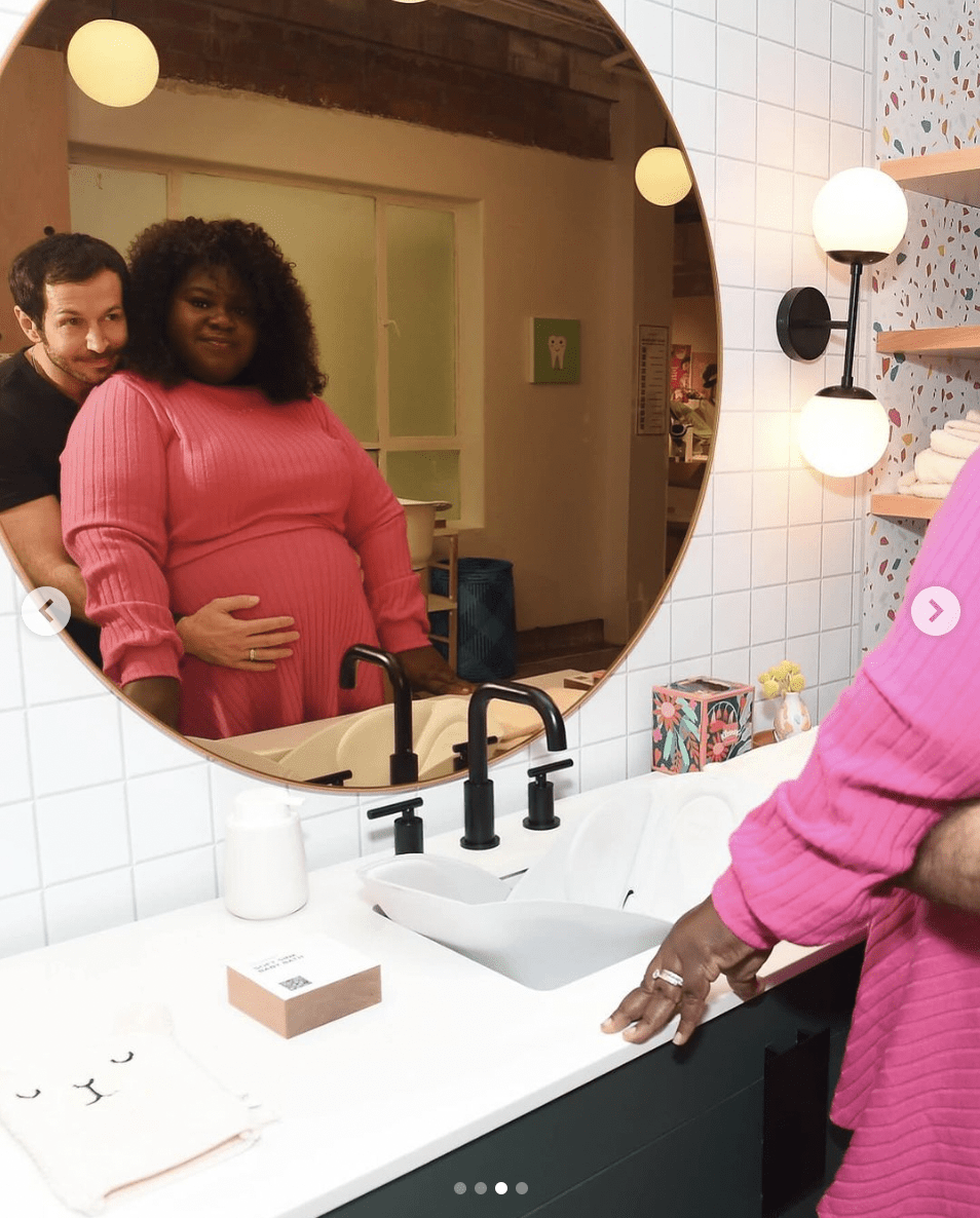 Gabby Sidibe and Brandon Frankel, dated February 2024 | Source: Instagram/gabby3shabby