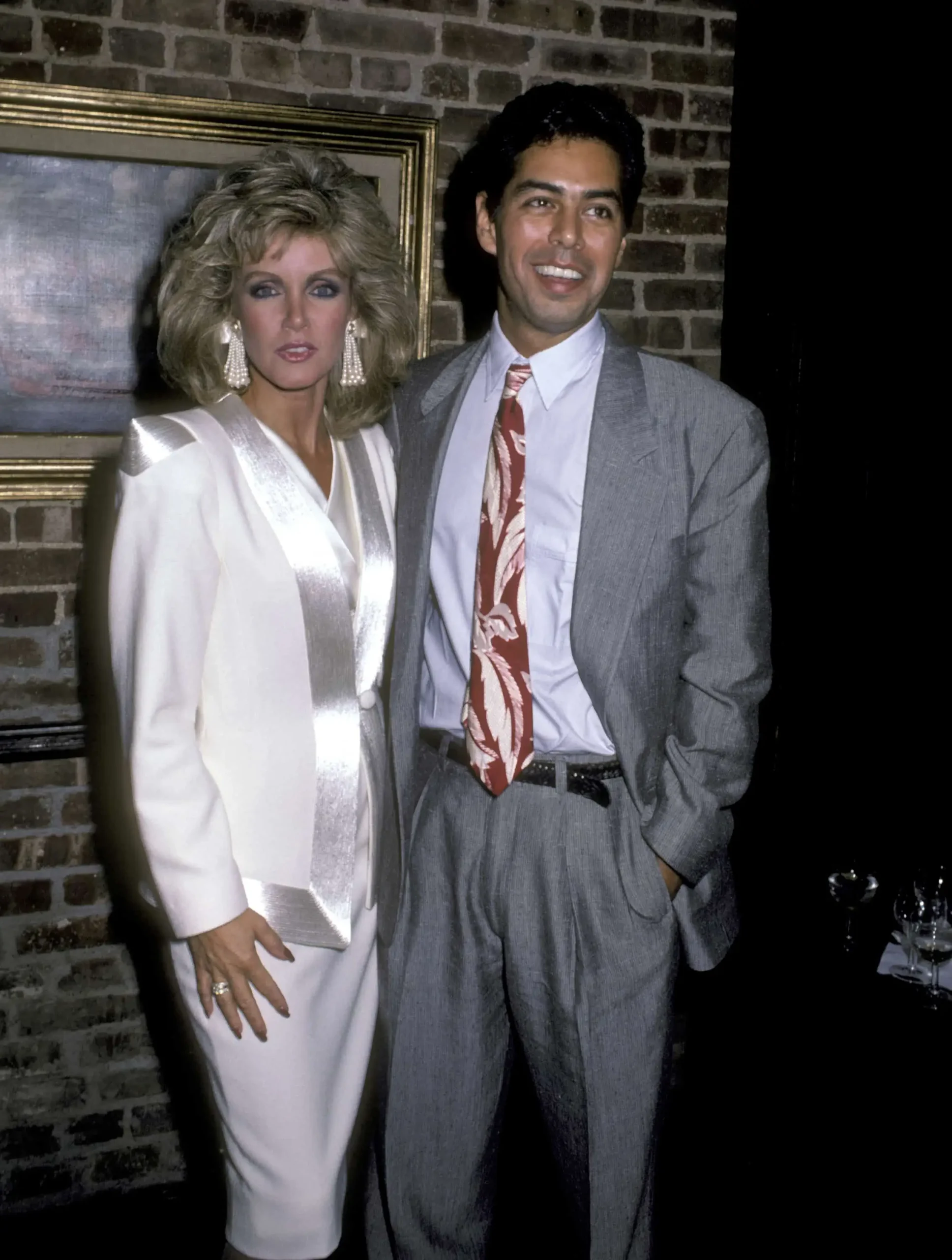 Donna Mills and Richard Holland at the 1986 Femme Awards in New York | Source: Getty Images