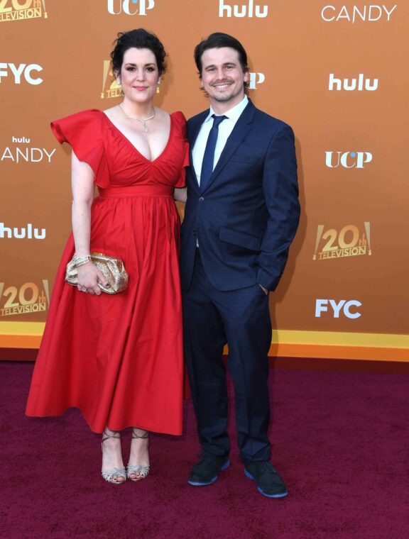 Melanie Lynskey and her husband Jason Ritter attending the Los Angeles Premiere FYC Event For Hulu's 