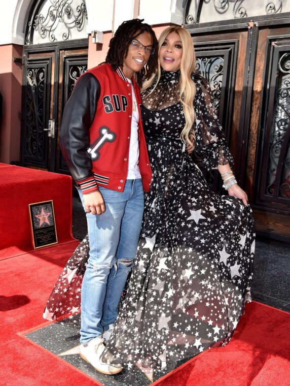 Kevin Hunter Jr. and Wendy Williams at her Hollywood Walk of Fame star ceremony in Hollywood, California on October 17, 2019 | Source: Getty Images