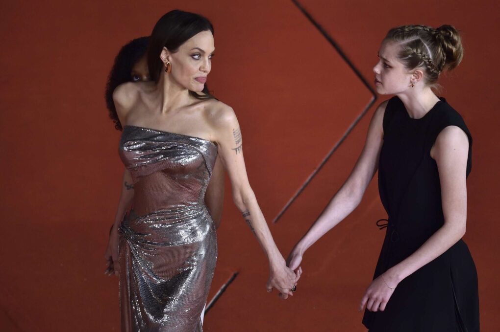 Angelina Jolie and Shiloh Jolie-Pitt at Rome Film Fest 2021 in Rome, Italy on October 24, 2021 | Source: Getty Images