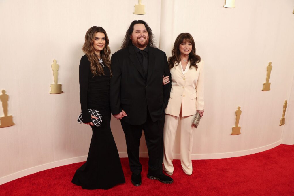 Valerie Bertinelli, Wolfgang Van Halen and Andraia Allsop during the 96th Annual Oscars held at the Ovation Hollywood on March 10, 2024, in Los Angeles, California. | Source: Getty Images