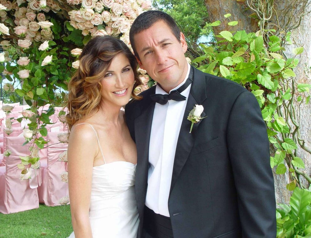 Adam Sandler with Jackie Sandler on June 22, 2003 in Malibu, California. | Source: Getty Images