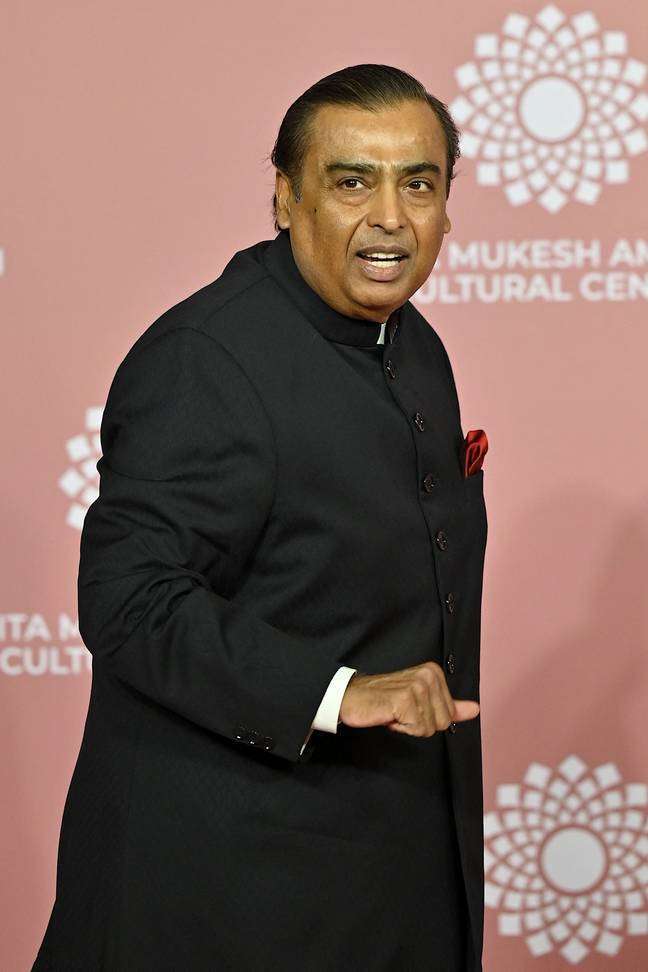 Mukesh Ambani is the richest man in India. Credits: SUJIT JAISWAL/AFP via Getty Images