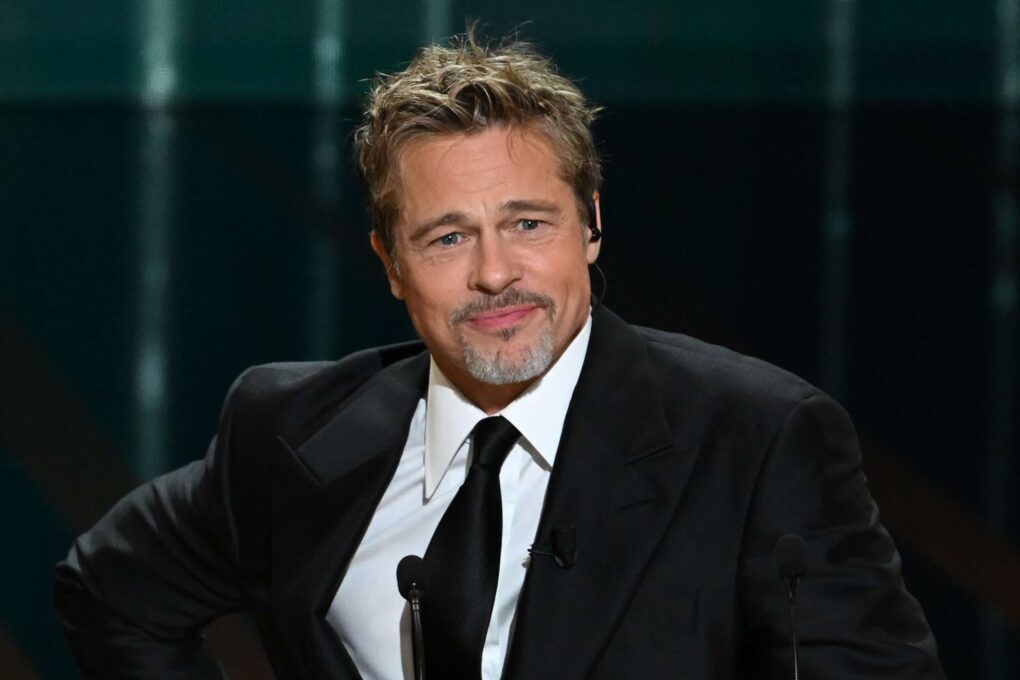 Brad Pitt during the 48th Cesar Film Awards at L'Olympia on February 24, 2023 in Paris, France | Source: Getty Images