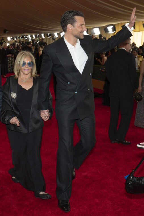 Bradley Cooper and Gloria Campano at the 96th Annual Oscar Awards | Source: Getty Images