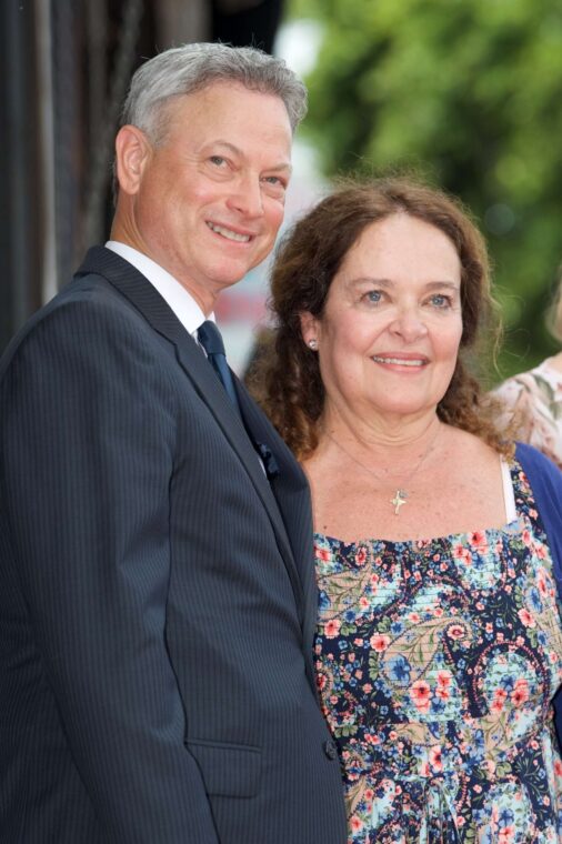 Gary Sinise and Moira Harris attend the ceremony to honor Gary Sinise with a Star On The Hollywood Walk Of Fame in Hollywood, California, on April 17, 2017. | Source: Getty Images