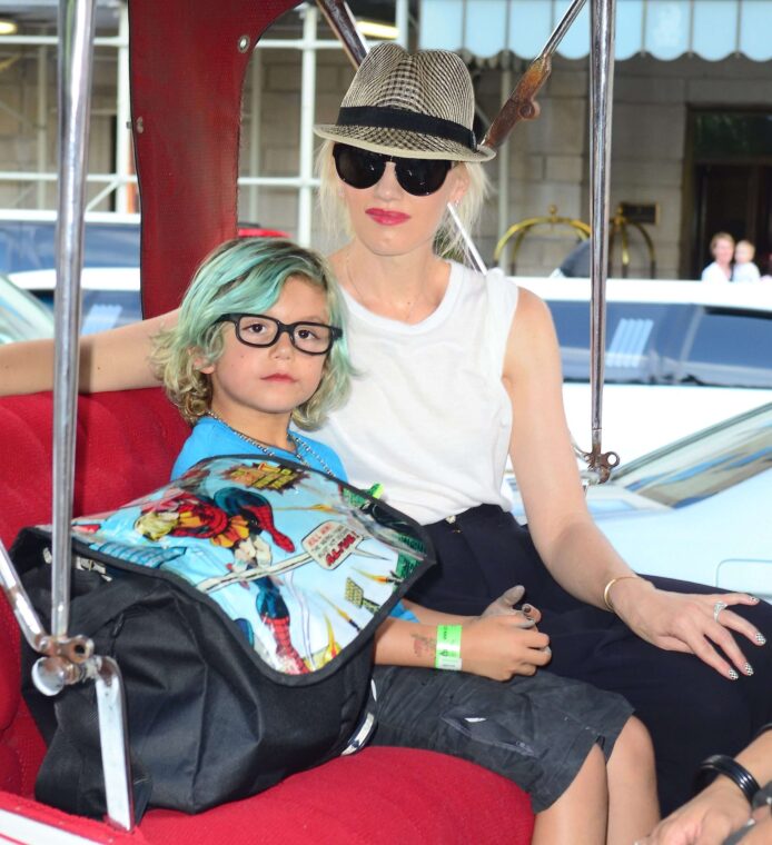 Gwen Stefani and Kingston Rossdale seen on July 27, 2012 in New York City | Source: Getty Images