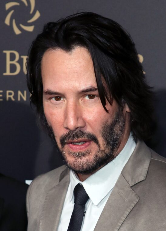 Keanu Reeves during the premiere of Summit Entertainment's 