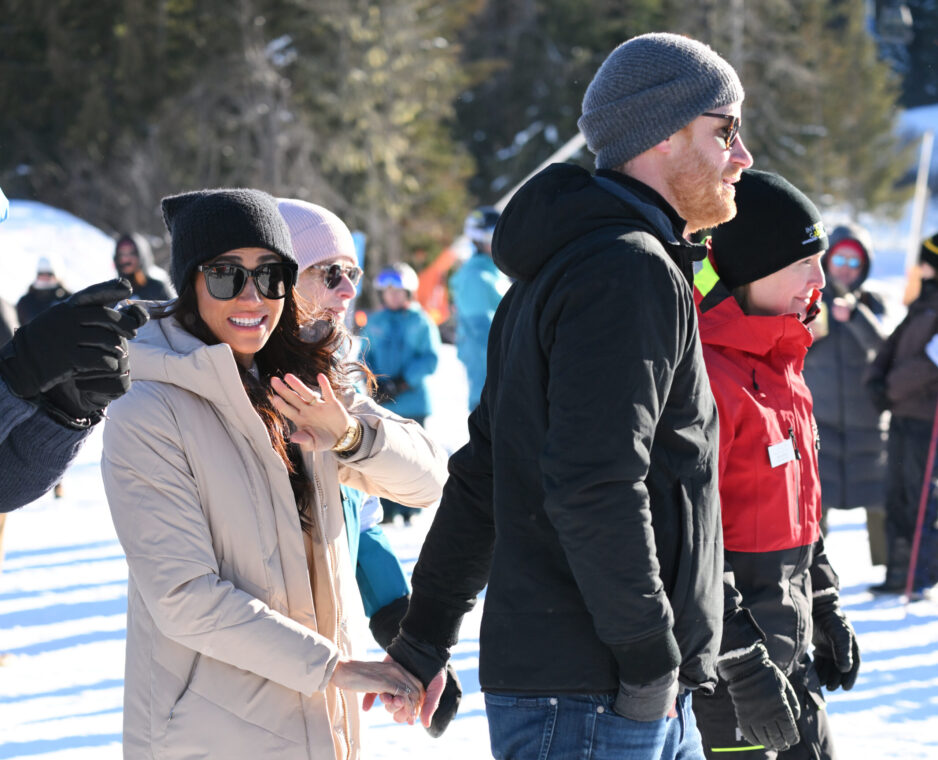 Prince Harry and Meghan Markle attend the Invictus Games One Year To Go Event on February 14, 2024, in Whistler, Canada. | Source: Getty Images