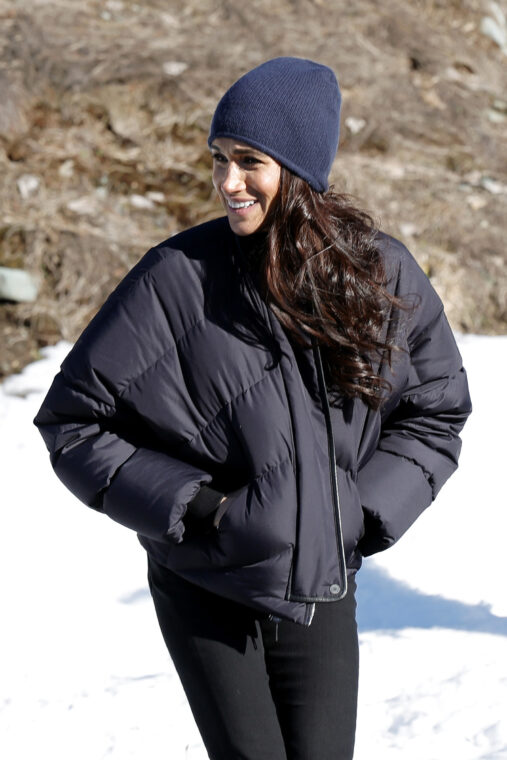 Meghan Markle at the Invictus Games One Year To Go Winter Training Camp | Source: Getty Images