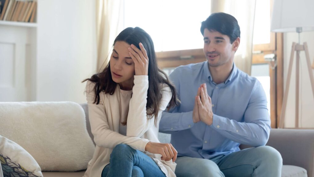 A man pleading for forgiveness | Source: Shutterstock