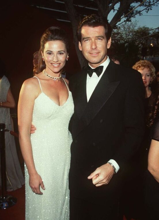 Pierce Brosnan and Keely Smith during The 68th Annual Academy Awards at Dorothy Chandler Pavilion in Los Angeles, California, United States. | Source: Getty Images