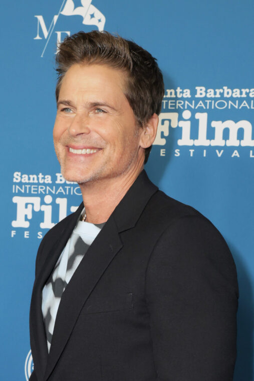 Rob Lowe at the Maltin Modern Master Award ceremony during the 39th Annual Santa Barbara International Film Festival at The Arlington Theatre on February 09, 2024 in Santa Barbara, California | Source: Getty Images