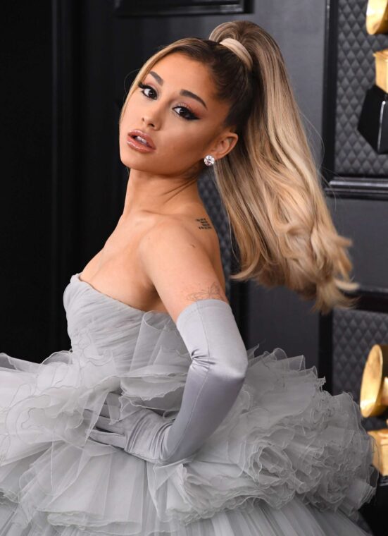 Ariana Grande at the 62nd Annual Grammy Awards in Los Angeles, California on January 26, 2020 | Source: Getty Images