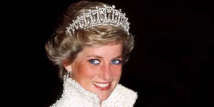 Princess Diana with Tiara