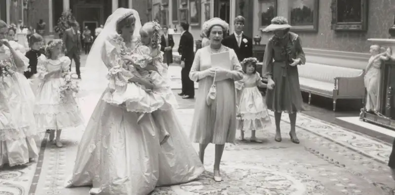 Princess Diana wedding day