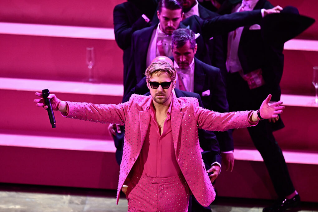 Ryan Gosling perfroming  at the Annual Academy Awards in Hollywood in 2024 | Source: Getty Images