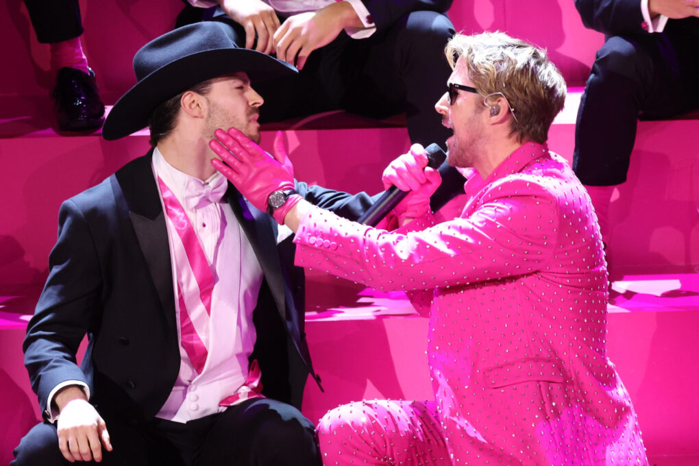 Ryan Gosling perfroming  at the Annual Academy Awards in Hollywood in 2024 | Source: Getty Images