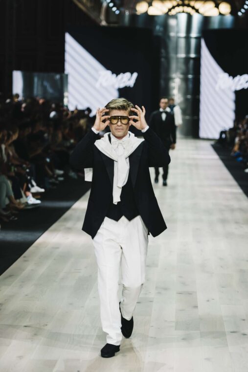 Robert Irwin at the Melbourne Fashion Festival in Melbourne, Australia on March 6, 2024 | Source: Getty Images