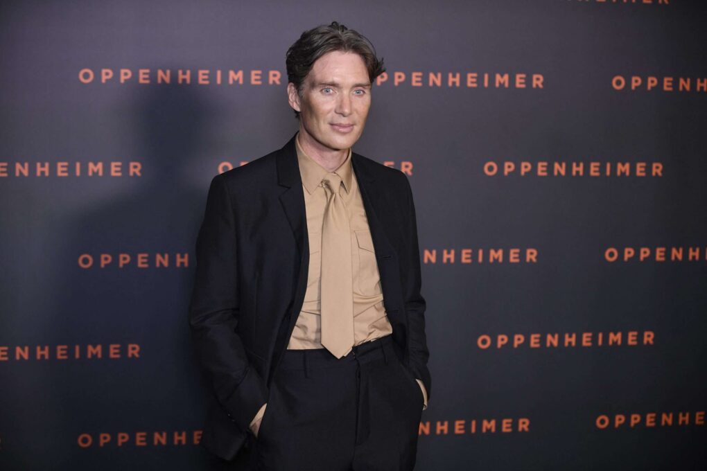 Cillian Murphy poses upon his arrival for the premiere of the movie "Oppenheimer" at the Grand Rex cinema in Paris on July 11, 2023. | Source: Getty Images