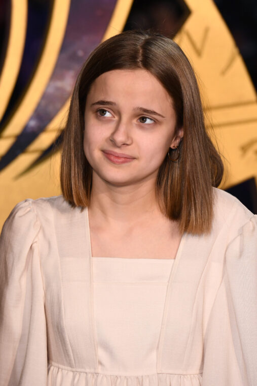 Vivienne Jolie-Pitt attends the "The Eternals" UK Premiere at BFI IMAX Waterloo on October 27, 2021 in London, England | Source: Getty Images