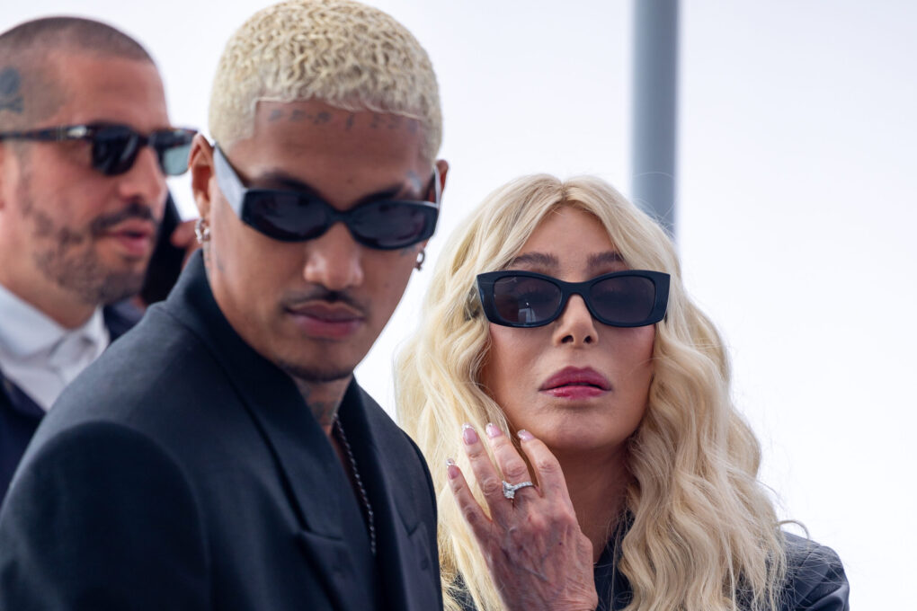 Cher and Alexander Edwards attend the Givenchy Womenswear Spring/Summer 2024 show during Paris Fashion Week on September 28, 2023, in Paris, France. | Source: Getty Images