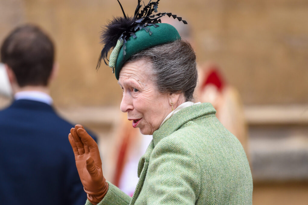 Princess Anne attending the Easter Mattins Service in Windsor, England on March 31, 2024 | Source: Getty Images