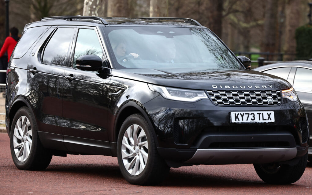 Prince Harry being driven to Clarence House to see King Charles III in February 2024 | Source: Getty Images