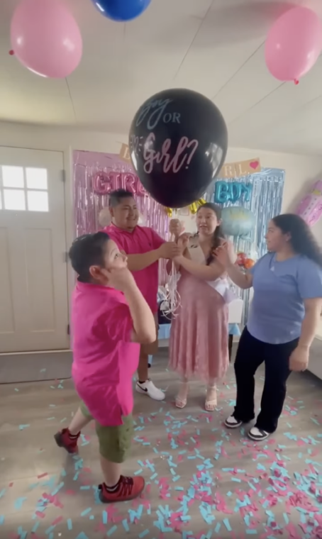 Miguel Luna's family's gender reveal party, dated March 2024 | Source: Facebook/MiguelLuna