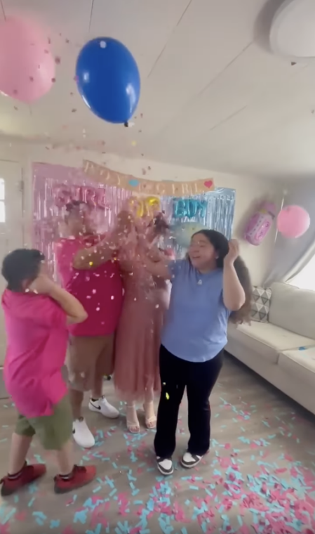 Miguel Luna's family's gender reveal party, dated March 2024 | Source: Facebook/MiguelLuna